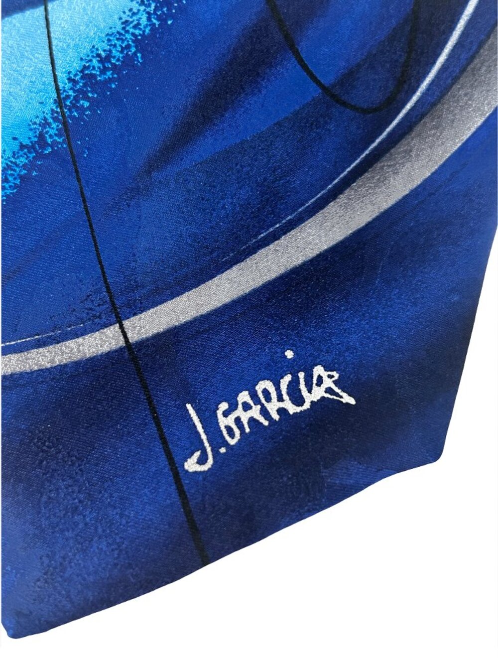 J. Garcia 100% Silk Necktie Ltd Ed Watercolor Collection Courtyard Performance 9 - Picture 9 of 12